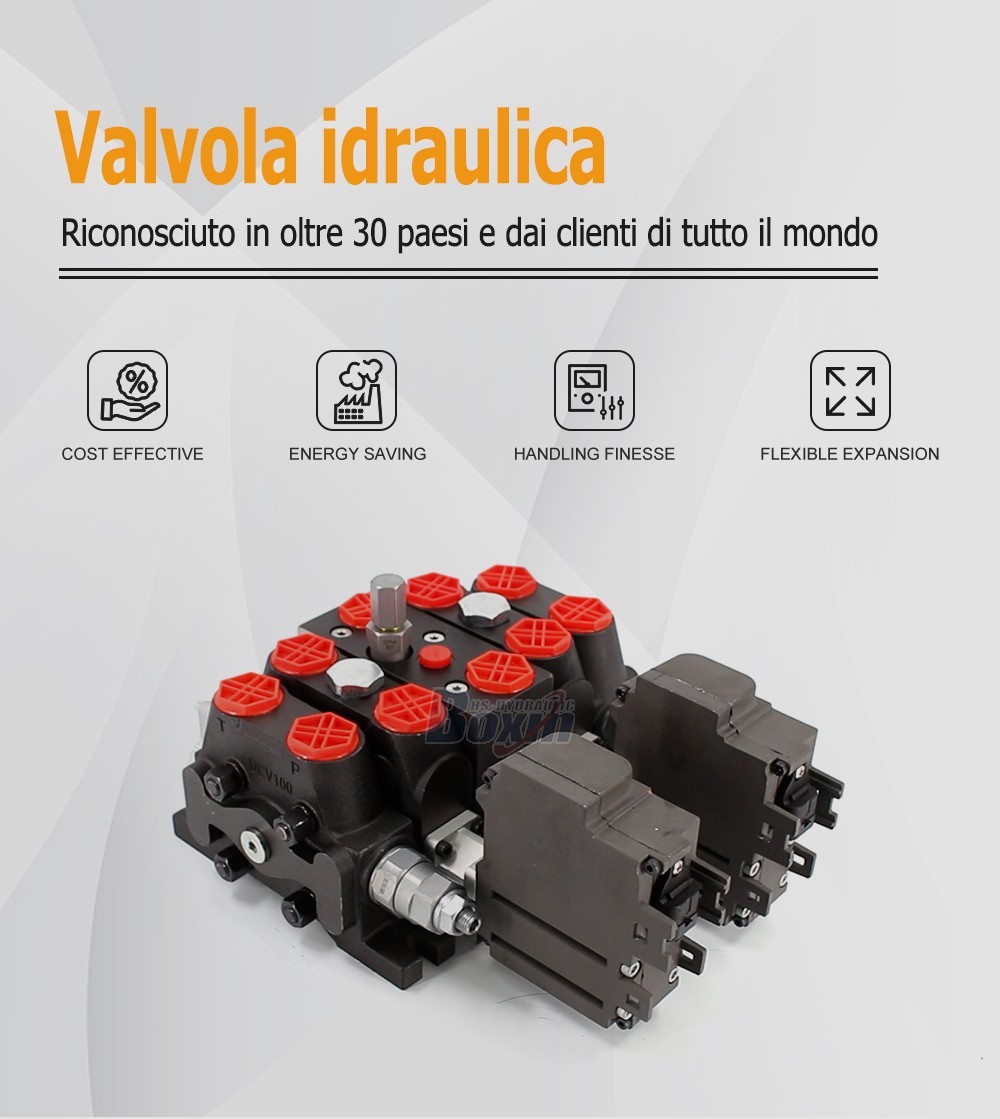 High Quality DCV100EMA-YT-JYT-J-K 2 Spool Directional Control Valve with Electric Motor